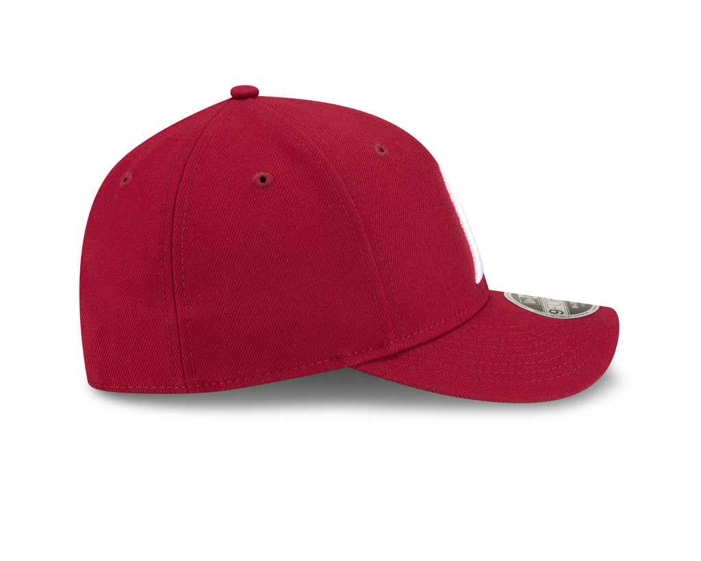 Philadelphia Phillies Crimson Alternate New Era Player Replica M-Crown 9FORTY Adjustable Hat Official Team Hat Sports Fan Cap Official NFL Team Hat