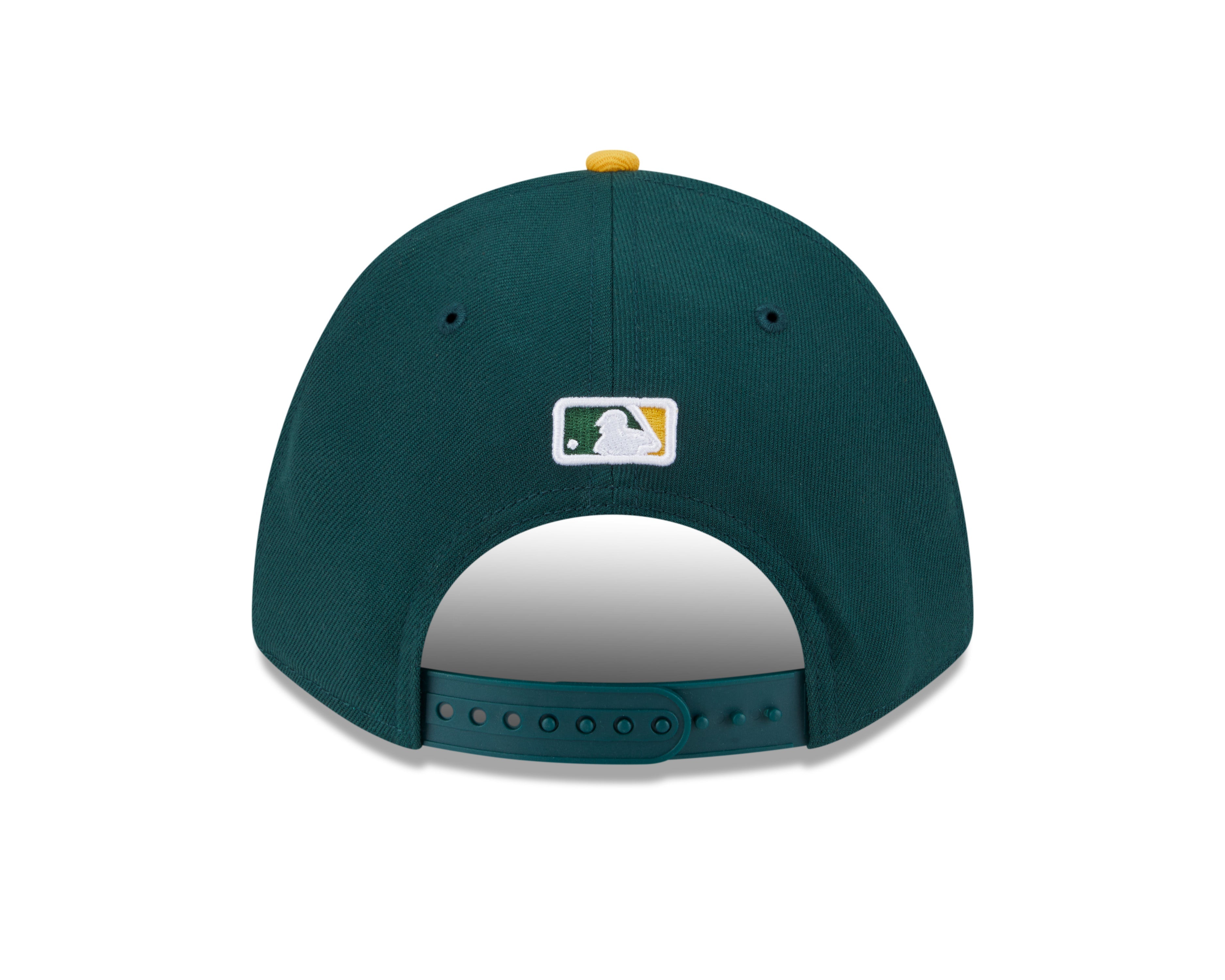 Athletics Green Yellow New Era Player Replica M-Crown 9FORTY Adjustable Hat Official Team Hat Sports Fan Cap Official NFL Team Hat Football Fan Cap