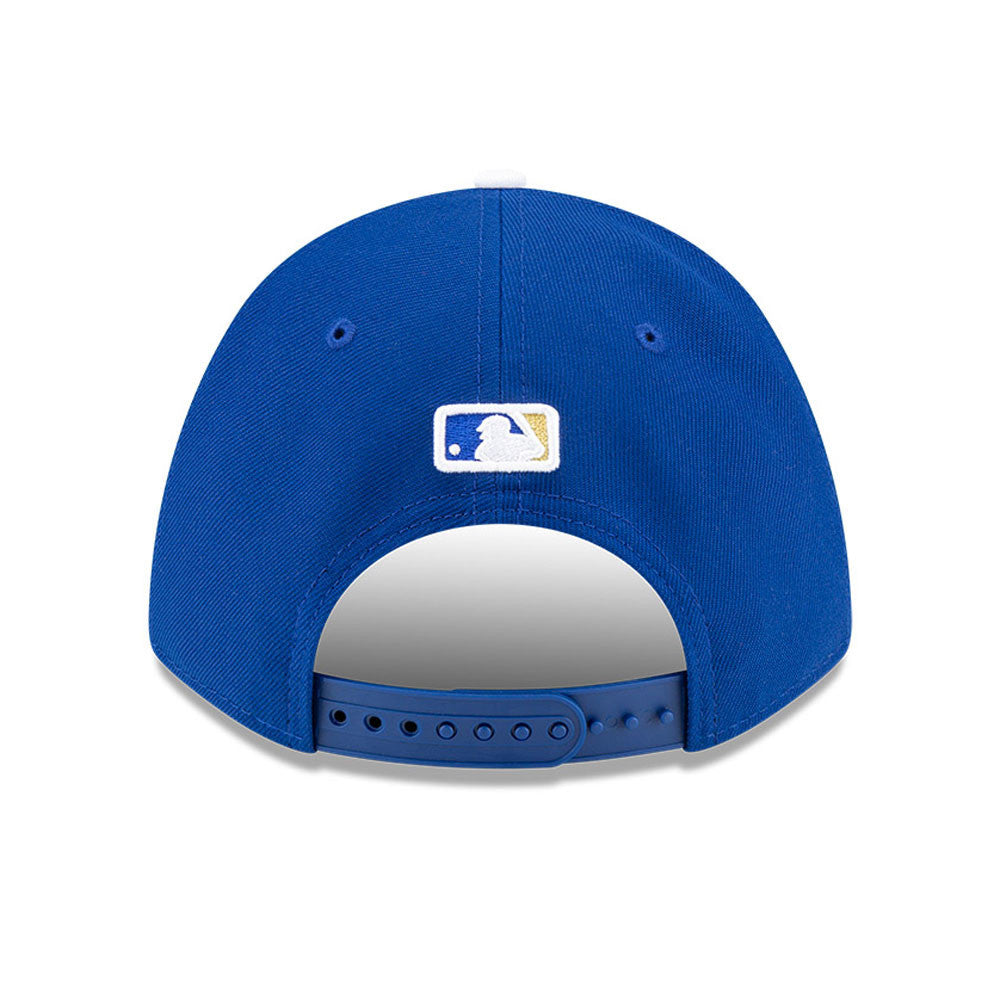 Kansas City Royals Blue New Era Player Replica M-Crown 9FORTY Adjustable Hat Official Team Hat Sports Fan Cap Official NFL Team Hat Football Fan Cap