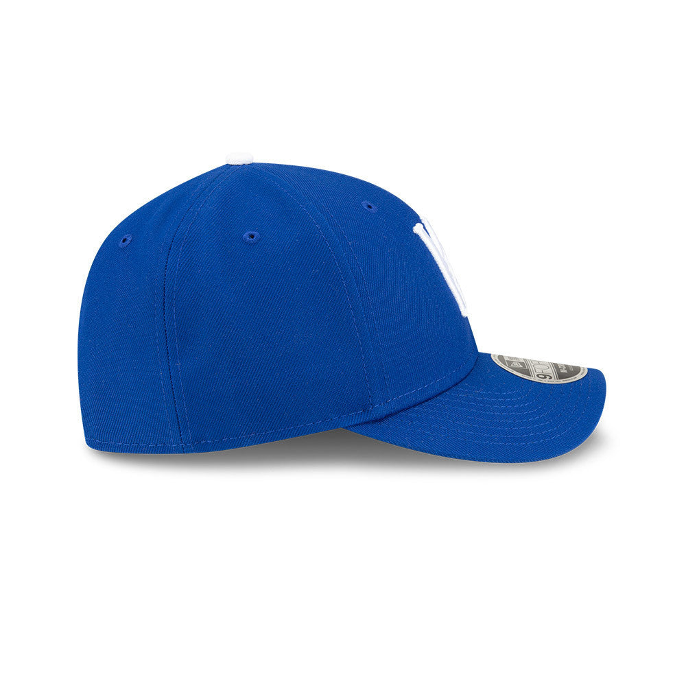 Kansas City Royals Blue New Era Player Replica M-Crown 9FORTY Adjustable Hat Official Team Hat Sports Fan Cap Official NFL Team Hat Football Fan Cap