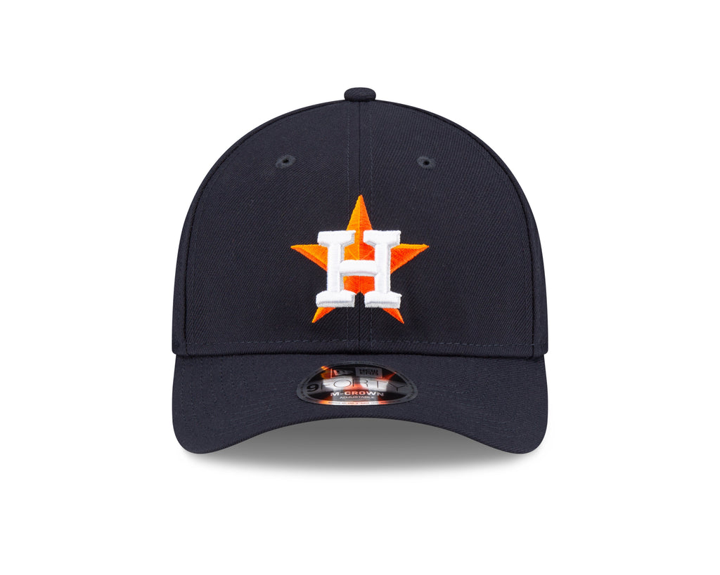 Houston Astros Navy Home New Era Player Replica M-Crown 9FORTY Adjustable Hat Official Team Hat Sports Fan Cap Official NFL Team Hat Football Fan Cap