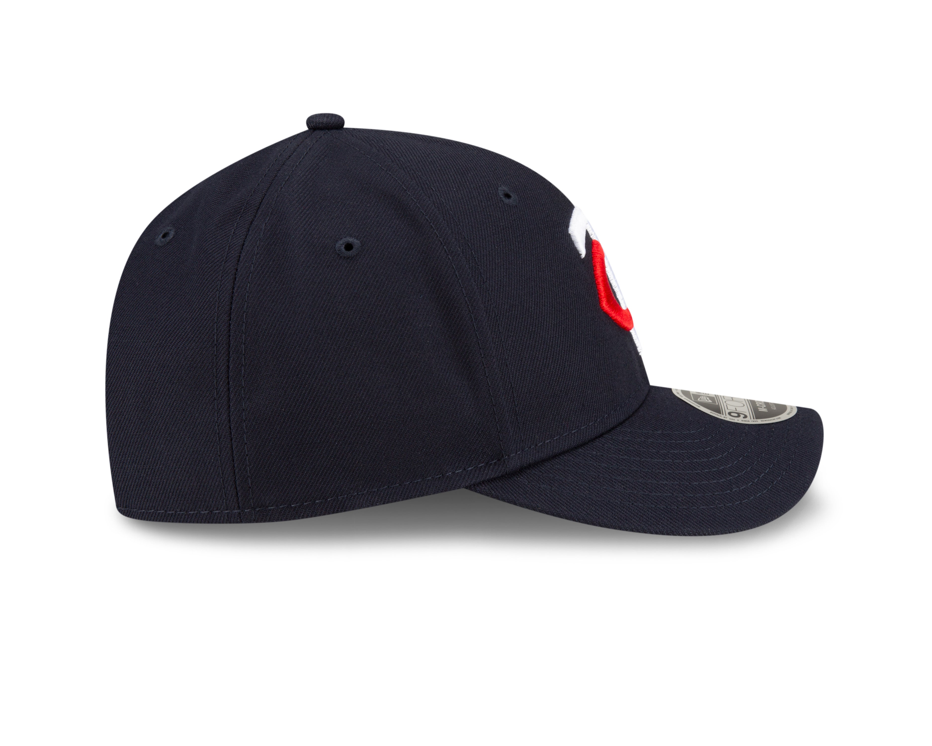 Minnesota Twins Navy New Era Player Replica M-Crown 9FORTY Adjustable Hat Official Team Hat Sports Fan Cap Official NFL Team Hat Football Fan Cap