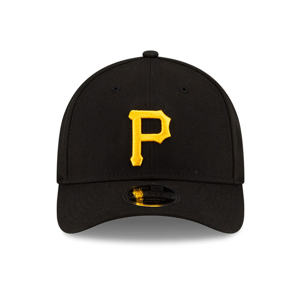 Pittsburgh Pirates Black New Era Player Replica M-Crown 9FORTY Adjustable Hat Official Team Hat Sports Fan Cap Official NFL Team Hat Football Fan Cap