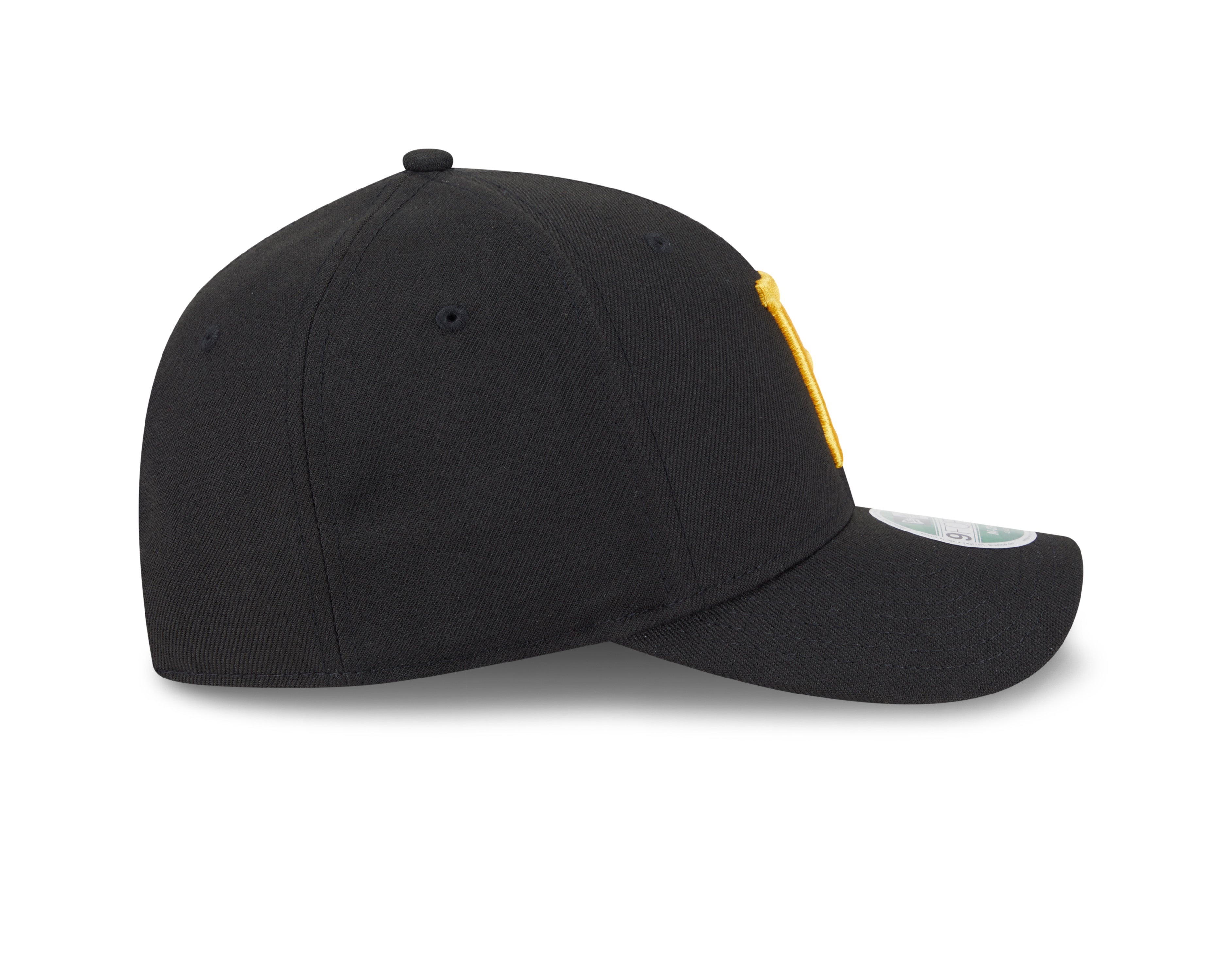 Pittsburgh Pirates Black New Era Player Replica M-Crown 9FORTY Adjustable Hat Official Team Hat Sports Fan Cap Official NFL Team Hat Football Fan Cap