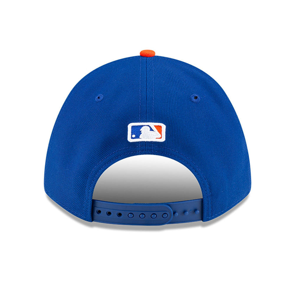 New York Mets Royal Blue New Era Player Replica M-Crown 9FORTY Adjustable Hat Official Team Hat Sports Fan Cap Official NFL Team Hat Football Fan Cap