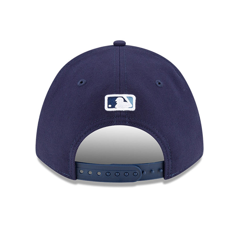 Tampa Bay Rays Navy New Era Player Replica M-Crown 9FORTY Adjustable Hat Official Team Hat Sports Fan Cap Official NFL Team Hat Football Fan Cap