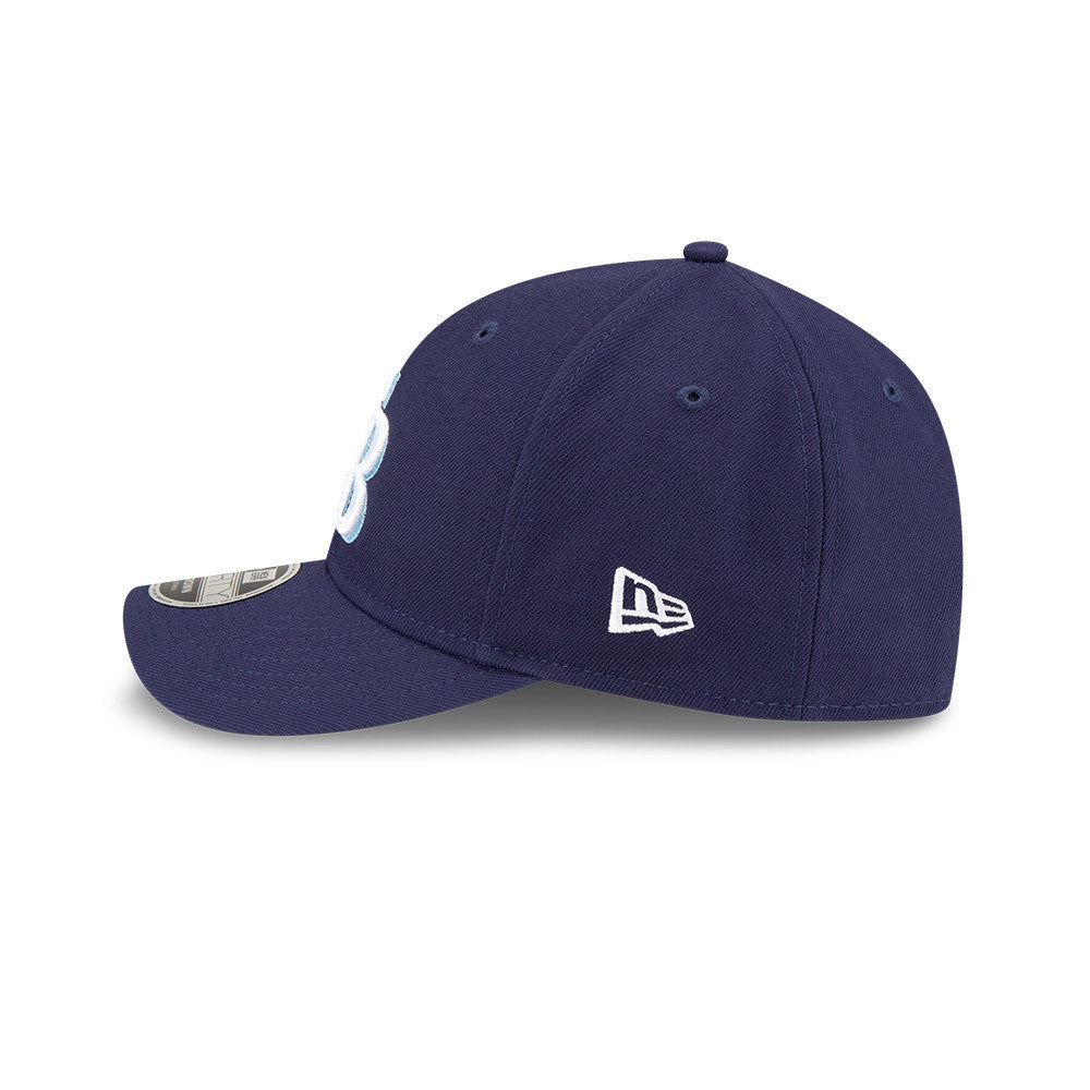 Tampa Bay Rays Navy New Era Player Replica M-Crown 9FORTY Adjustable Hat Official Team Hat Sports Fan Cap Official NFL Team Hat Football Fan Cap