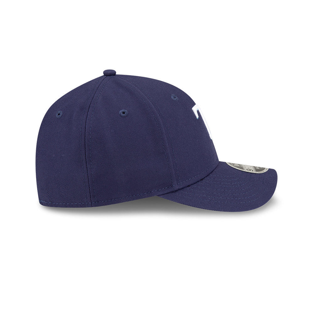 Tampa Bay Rays Navy New Era Player Replica M-Crown 9FORTY Adjustable Hat Official Team Hat Sports Fan Cap Official NFL Team Hat Football Fan Cap