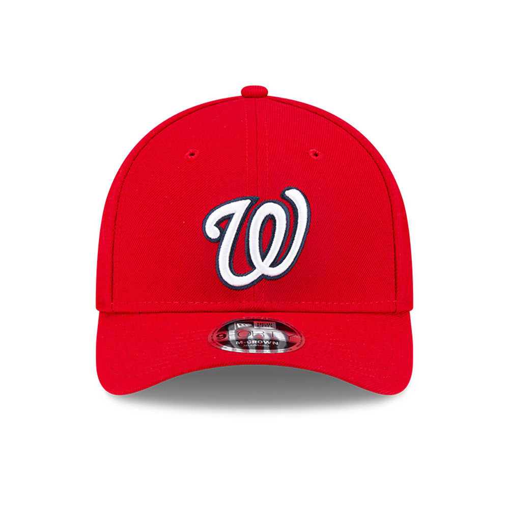 Washington Nationals Red New Era Player Replica M-Crown 9FORTY Adjustable Hat Official Team Hat Sports Fan Cap Official NFL Team Hat Football Fan Cap