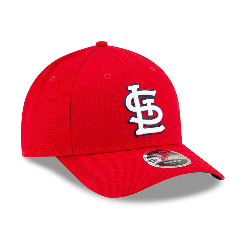 St Louis Cardinals Red New Era Player Replica M-Crown 9FORTY Adjustable Hat Official Team Hat Sports Fan Cap Official NFL Team Hat Football Fan Cap