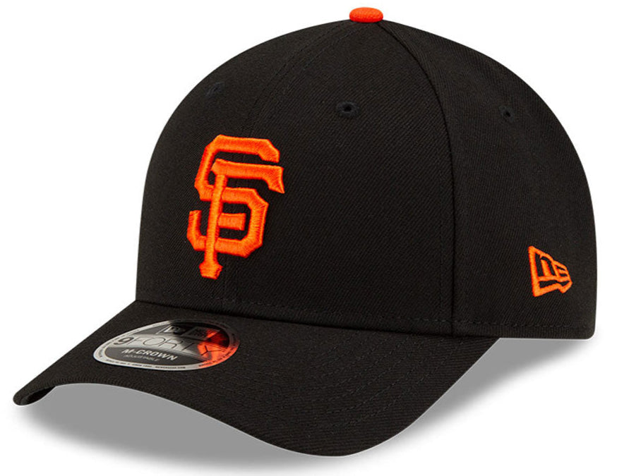 San Francisco Giants Black New Era Player Replica M-Crown 9FORTY Adjustable Hat Official Team Hat Sports Fan Cap Official NFL Team Hat Football Fan
