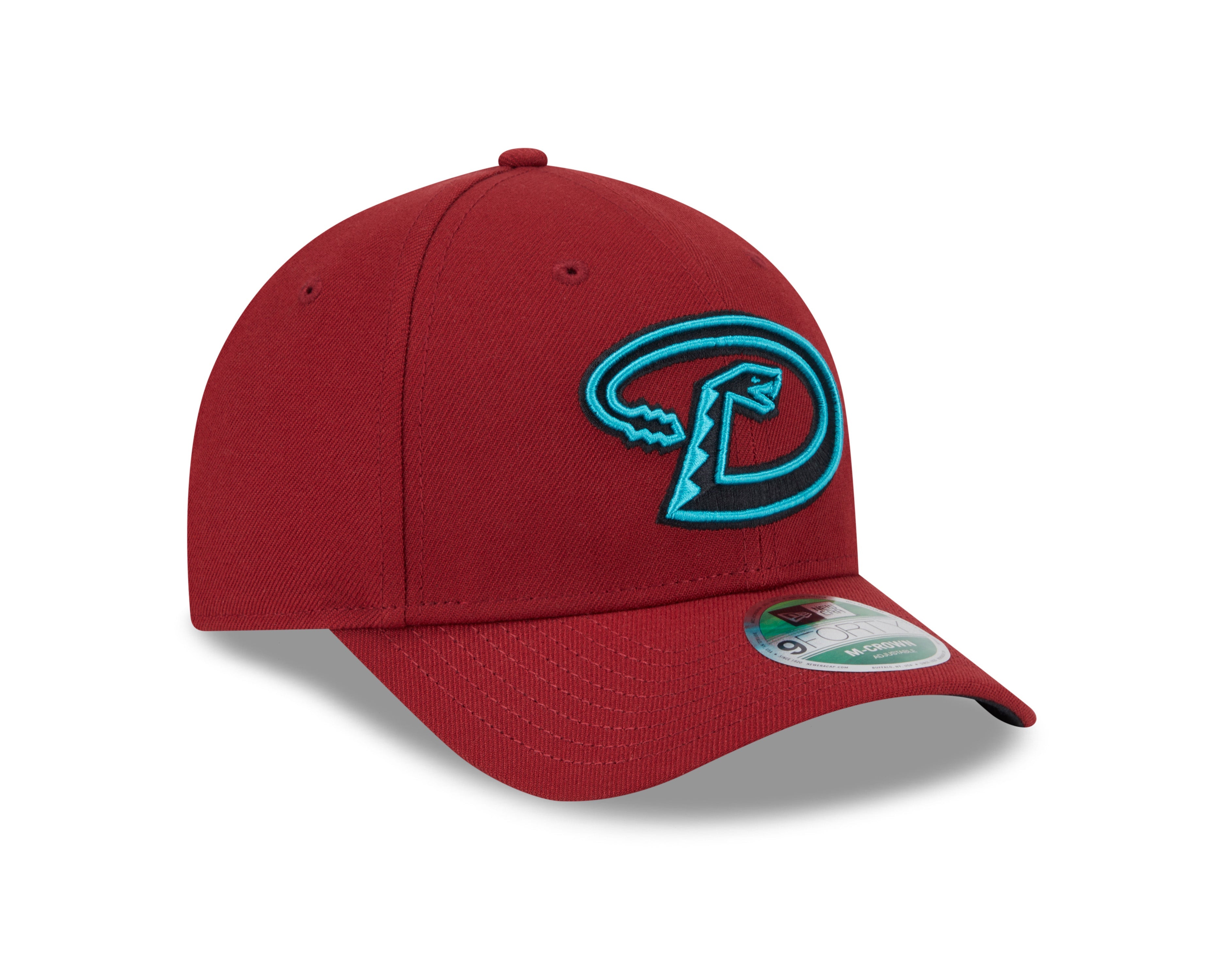 Arizona Diamondbacks Red Alternate New Era Player Replica M-Crown 9FORTY Adjustable Hat Official Team Hat Sports Fan Cap Official NFL Team Hat
