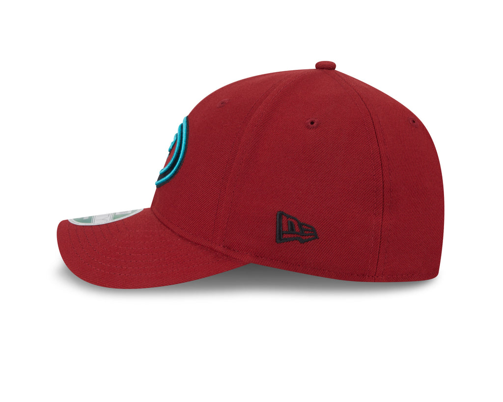 Arizona Diamondbacks Red Alternate New Era Player Replica M-Crown 9FORTY Adjustable Hat Official Team Hat Sports Fan Cap Official NFL Team Hat