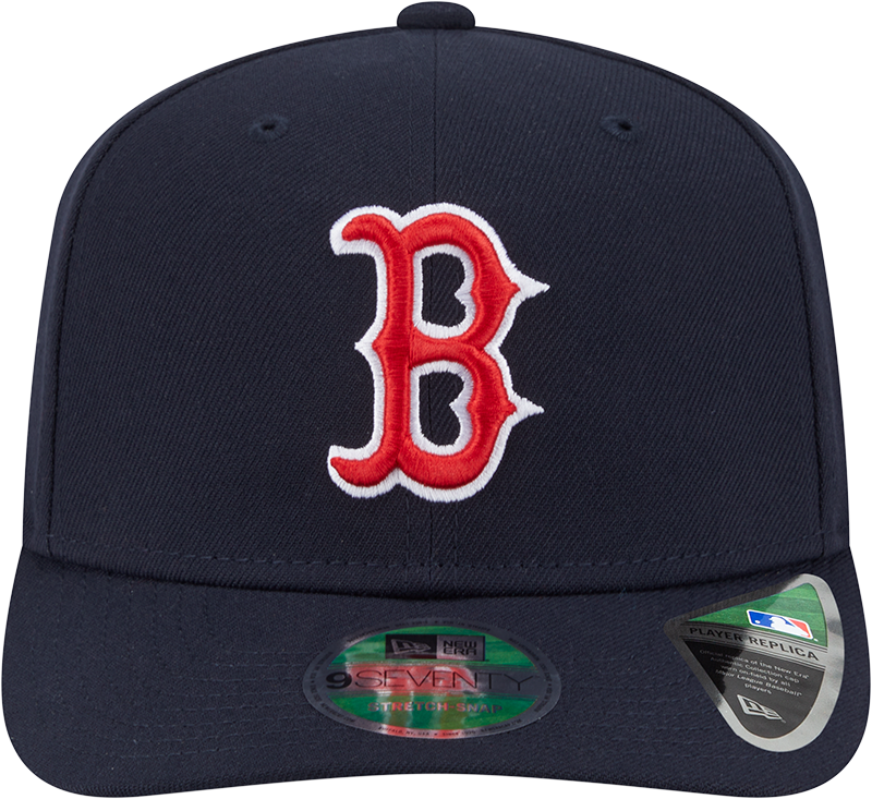 Boston Red Sox Navy New Era Player Replica 9SEVENTY Stretch Snap Adjustable Hat Official Team Hat Sports Fan Cap Official NFL Team Hat Football Fan