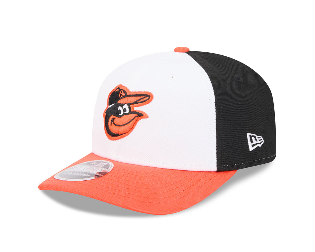 Baltimore Orioles Home New Era Player Replica 9SEVENTY Stretch Snap Adjustable Hat Official Team Hat Sports Fan Cap Official NFL Team Hat Football