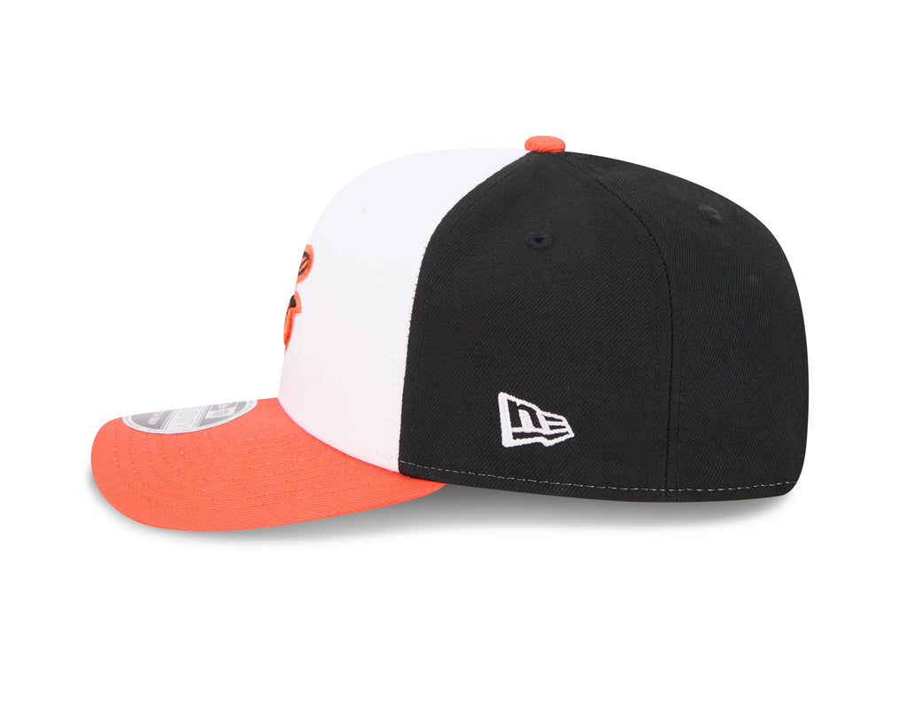 Baltimore Orioles Home New Era Player Replica 9SEVENTY Stretch Snap Adjustable Hat Official Team Hat Sports Fan Cap Official NFL Team Hat Football