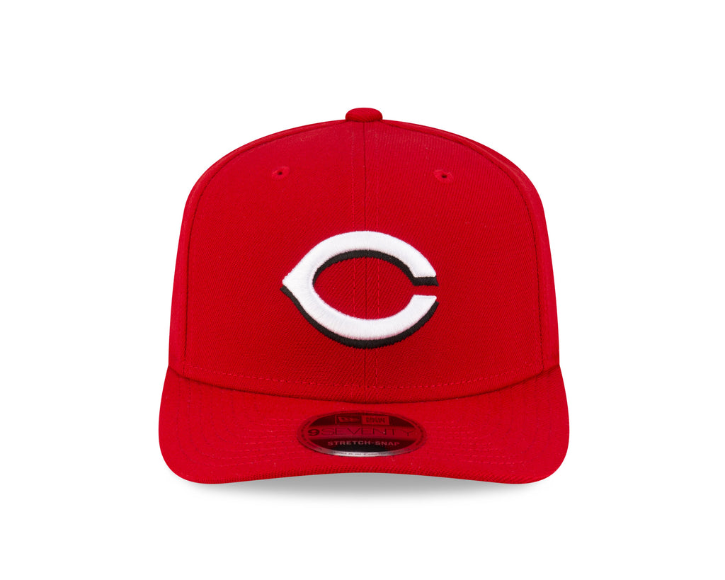 Cincinnati Reds New Era Player Replica 9SEVENTY Stretch Snap Adjustable Hat Official Team Hat Sports Fan Cap Official NFL Team Hat Football Fan Cap