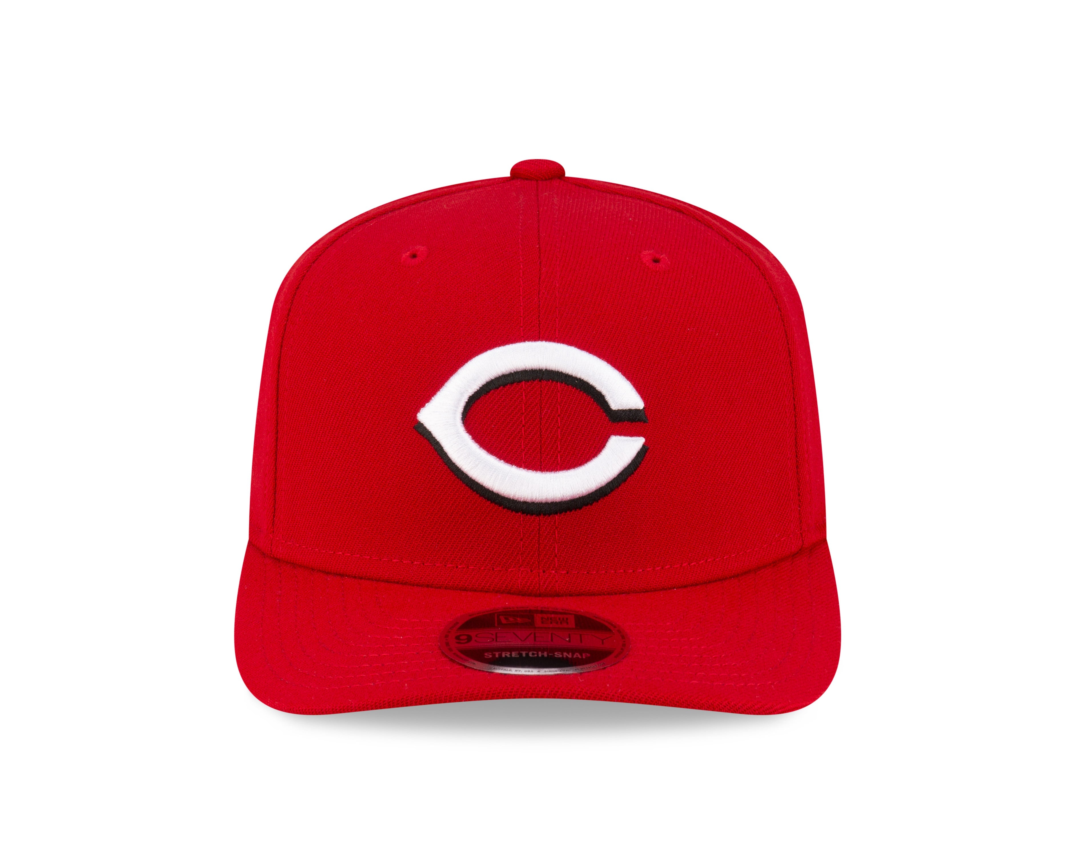 Cincinnati Reds New Era Player Replica 9SEVENTY Stretch Snap Adjustable Hat Official Team Hat Sports Fan Cap Official NFL Team Hat Football Fan Cap