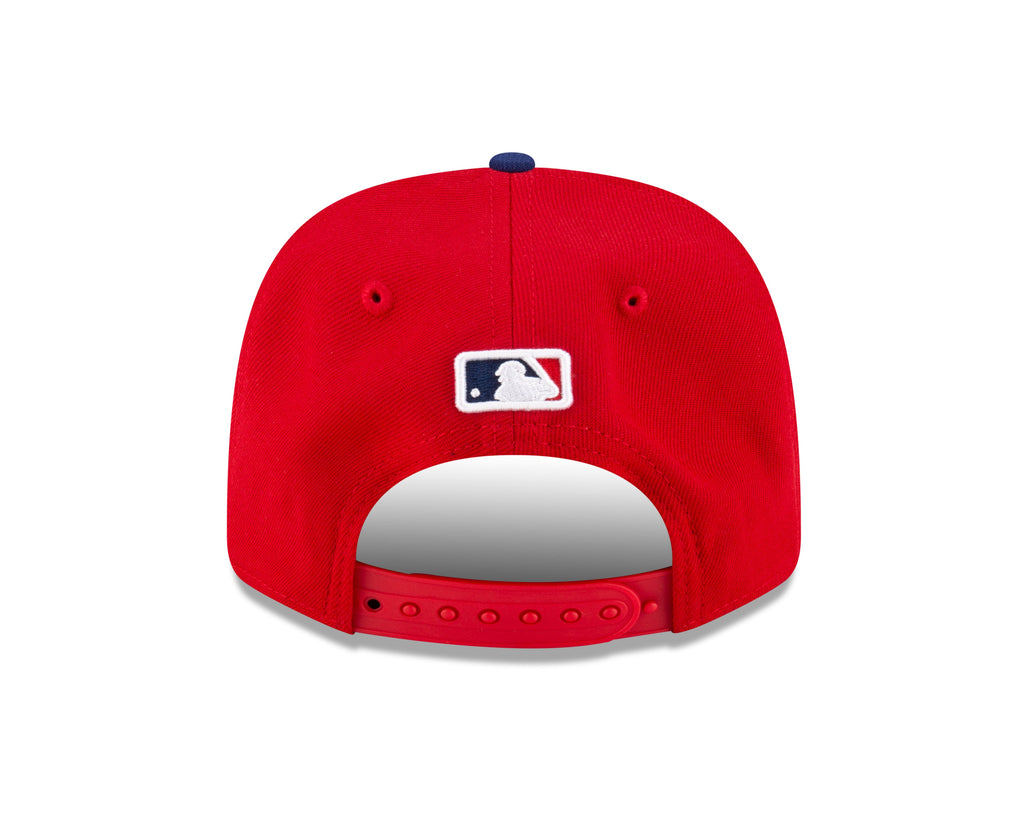 Philadelphia Phillies Red New Era Player Replica 9SEVENTY Stretch Snap Adjustable Hat Official Team Hat Sports Fan Cap Official NFL Team Hat Football