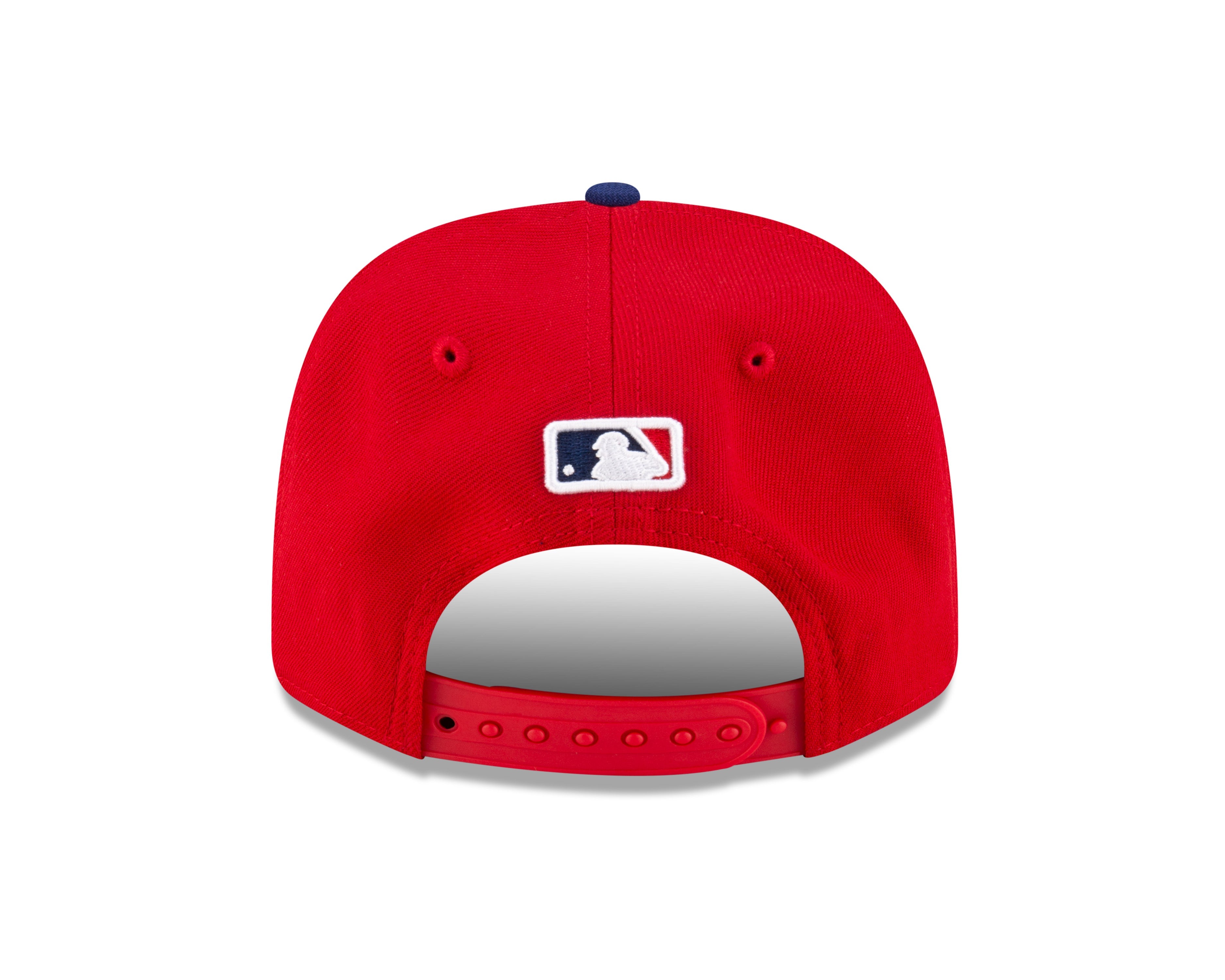 Philadelphia Phillies Red New Era Player Replica 9SEVENTY Stretch Snap Adjustable Hat Official Team Hat Sports Fan Cap Official NFL Team Hat Football