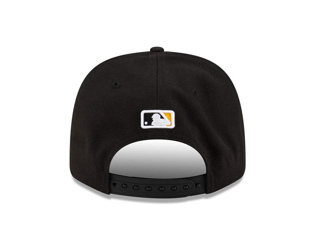 Pittsburgh Pirates Black New Era Player Replica 9SEVENTY Stretch Snap Adjustable Hat Official Team Hat Sports Fan Cap Official NFL Team Hat Football