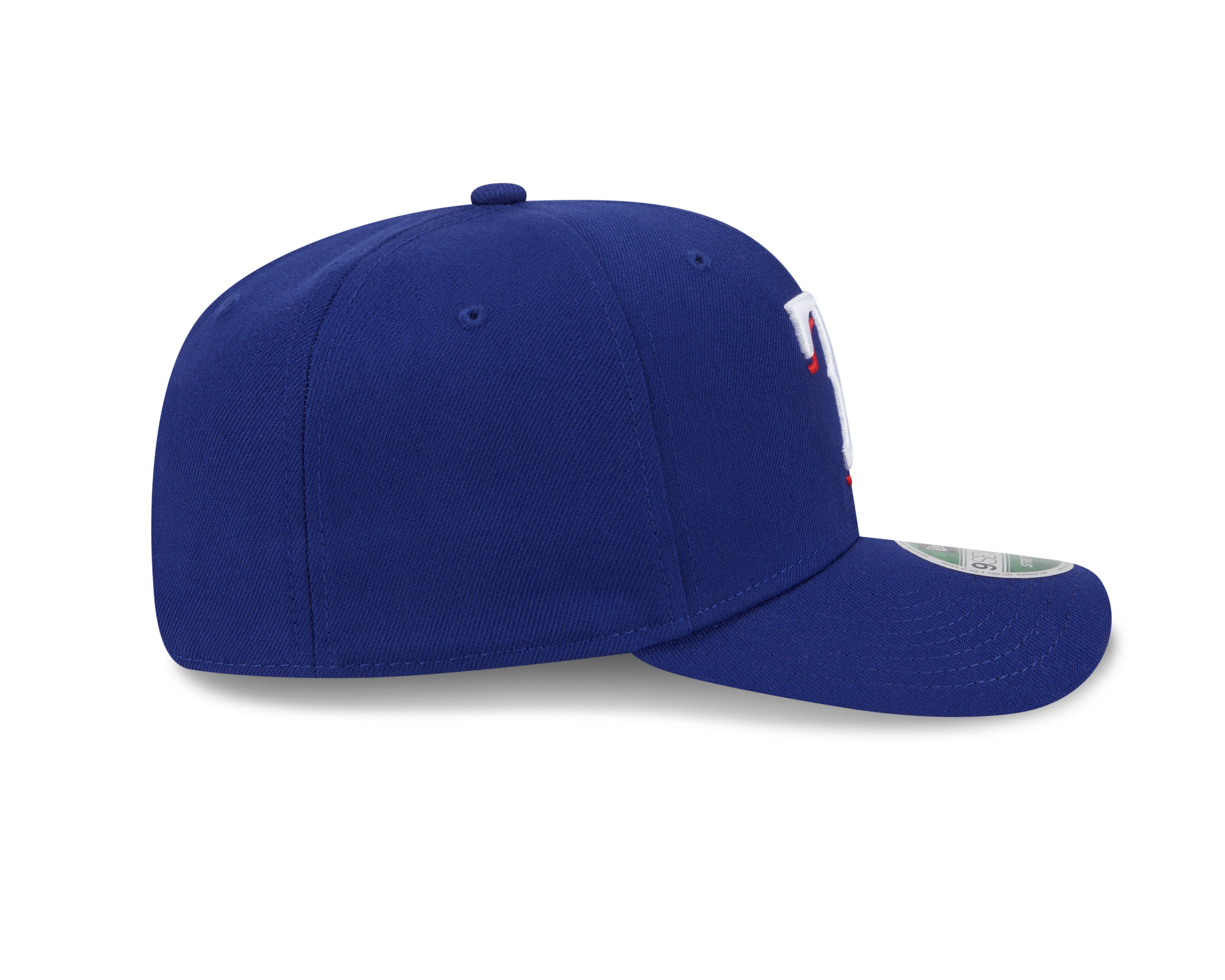 Texas Rangers Blue New Era Player Replica 9SEVENTY Stretch Snap Adjustable Hat Official Team Hat Sports Fan Cap Official NFL Team Hat Football Fan Cap