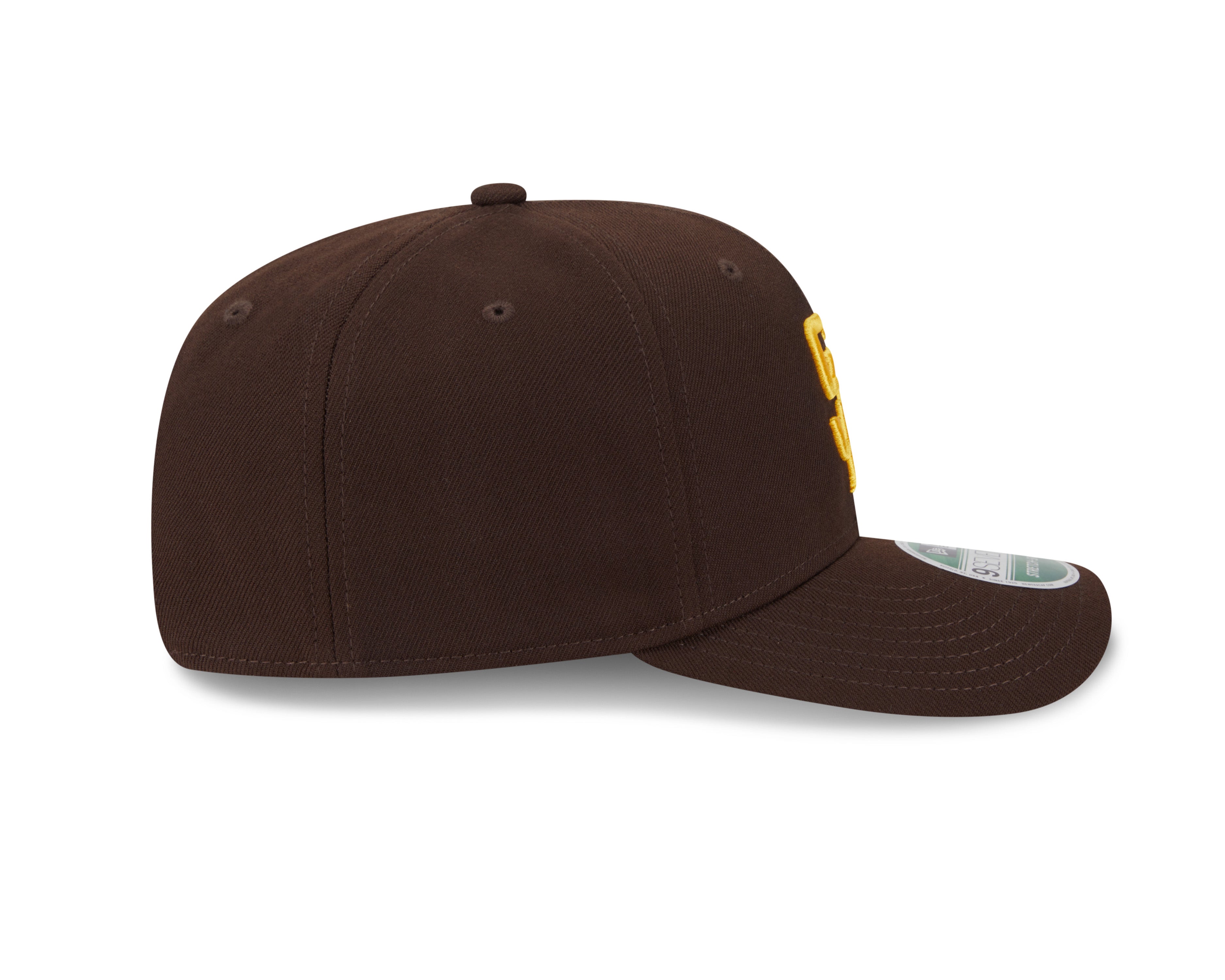 San Diego Padres Brown New Era Player Replica 9SEVENTY Stretch Snap Adjustable Hat Official Team Hat Sports Fan Cap Official NFL Team Hat Football