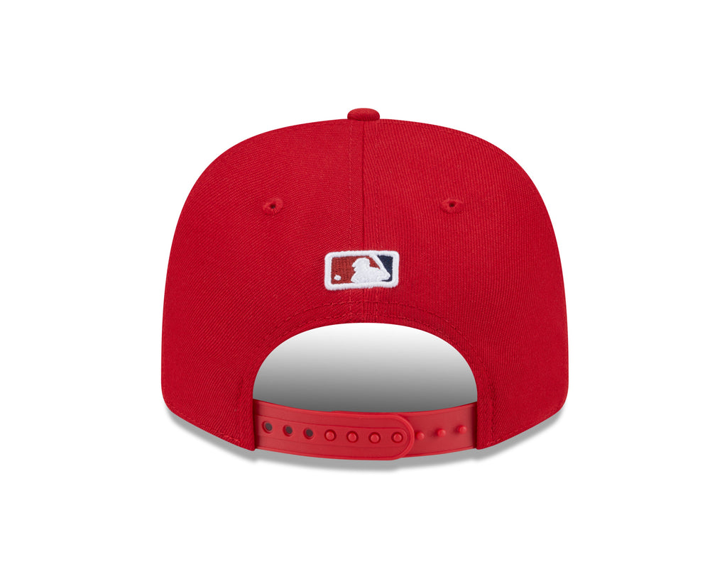Washington Nationals Red New Era Player Replica 9SEVENTY Stretch Snap Adjustable Hat Official Team Hat Sports Fan Cap Official NFL Team Hat Football