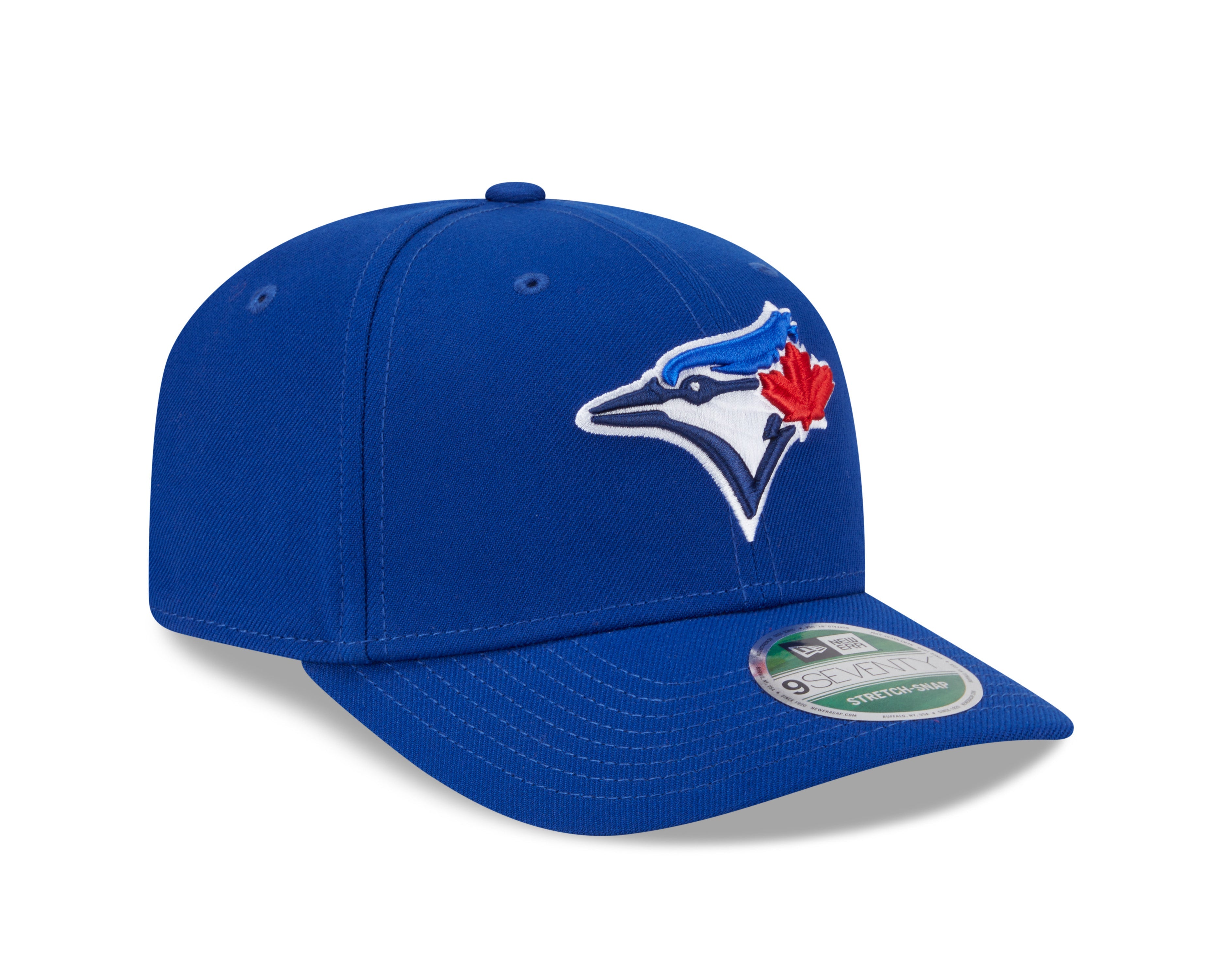 Toronto Blue Jays Blue New Era Player Replica 9SEVENTY Stretch Snap Adjustable Hat Official Team Hat Sports Fan Cap Official NFL Team Hat Football