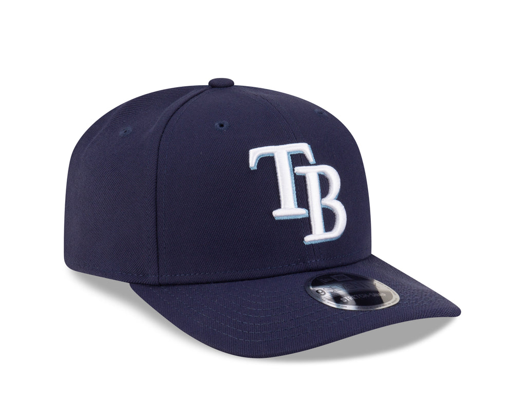 Tampa Bay Rays Navy New Era Player Replica 9SEVENTY Stretch Snap Adjustable Hat Official Team Hat Sports Fan Cap Official NFL Team Hat Football Fan