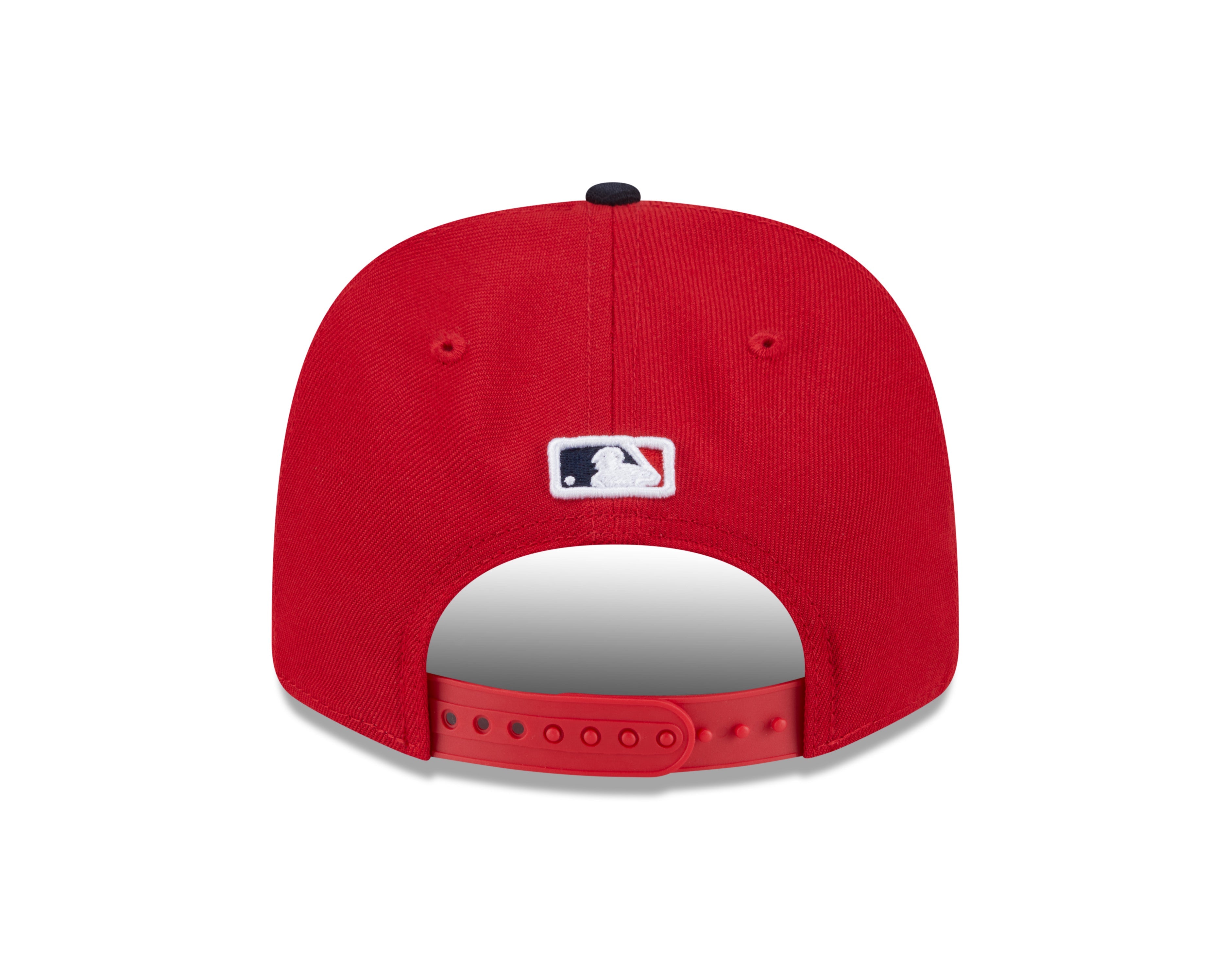 Cleveland Guardians Red Navy New Era Player Replica 9SEVENTY Stretch Snap Adjustable Hat Official Team Hat Sports Fan Cap Official NFL Team Hat