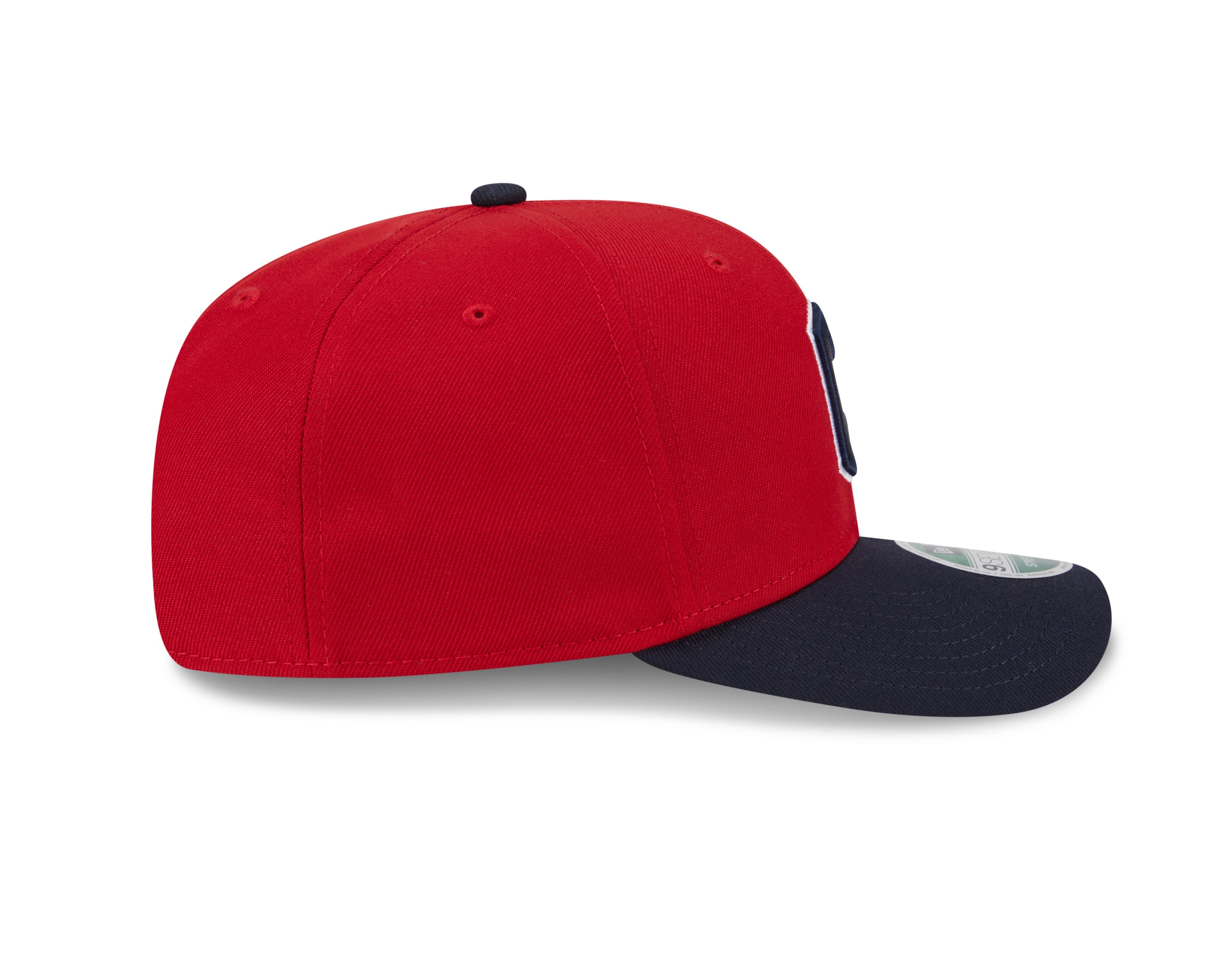 Cleveland Guardians Red Navy New Era Player Replica 9SEVENTY Stretch Snap Adjustable Hat Official Team Hat Sports Fan Cap Official NFL Team Hat