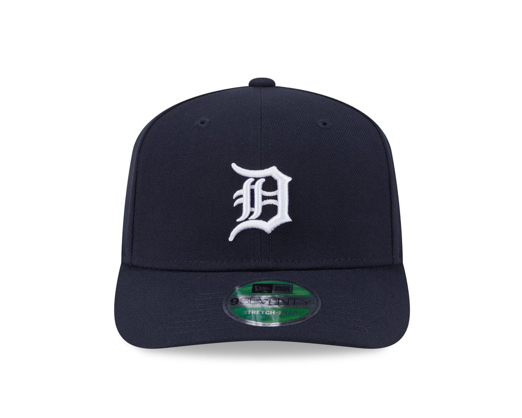 Detroit Tigers Navy New Era Player Replica 9SEVENTY Stretch Snap Adjustable Hat Official Team Hat Sports Fan Cap Official NFL Team Hat Football Fan