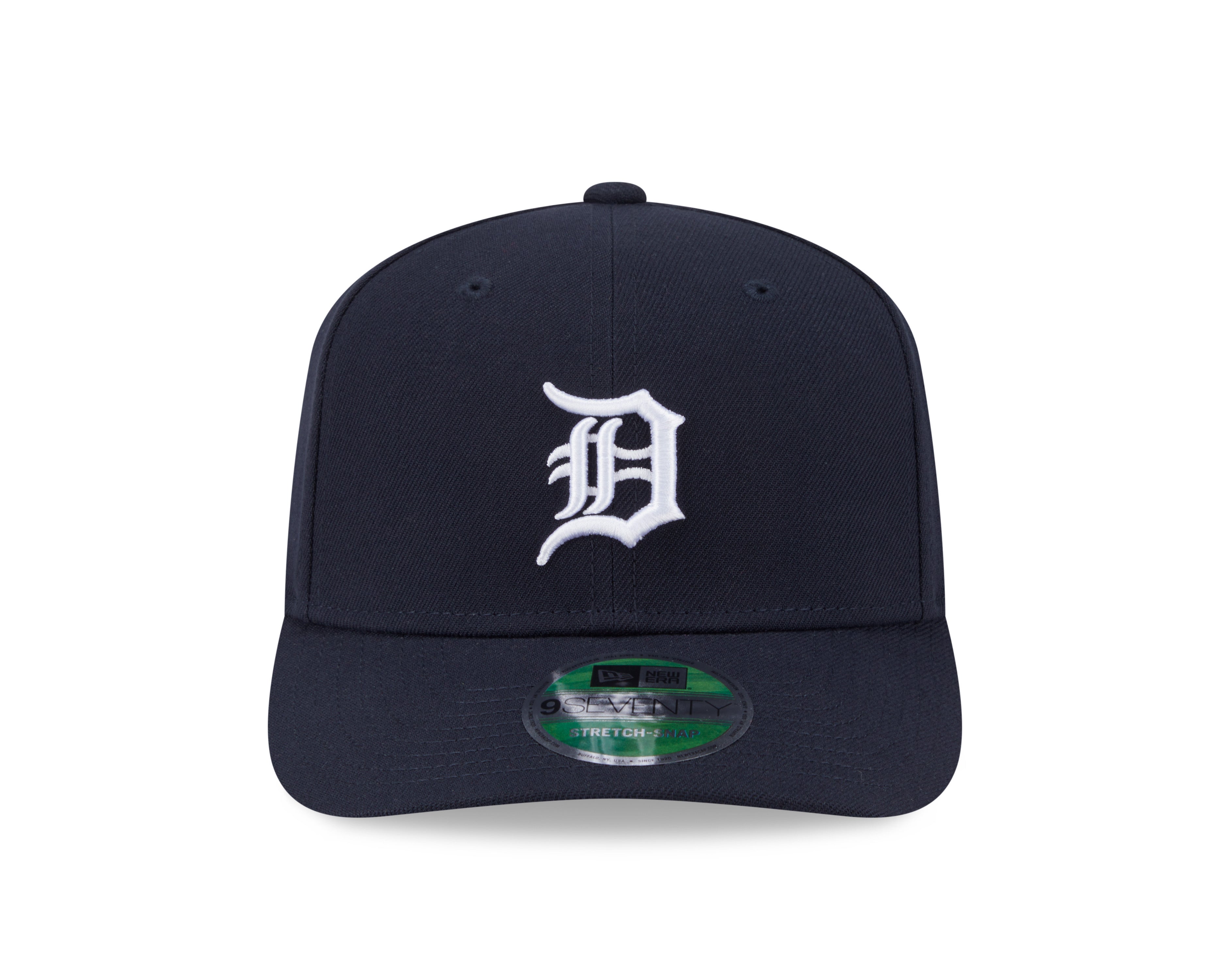 Detroit Tigers Navy New Era Player Replica 9SEVENTY Stretch Snap Adjustable Hat Official Team Hat Sports Fan Cap Official NFL Team Hat Football Fan