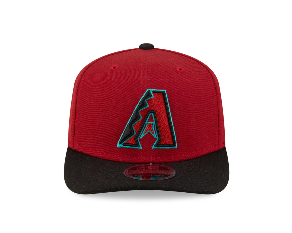 Arizona Diamondbacks Red New Era Player Replica 9SEVENTY Stretch Snap Adjustable Hat Official Team Hat Sports Fan Cap Official NFL Team Hat Football