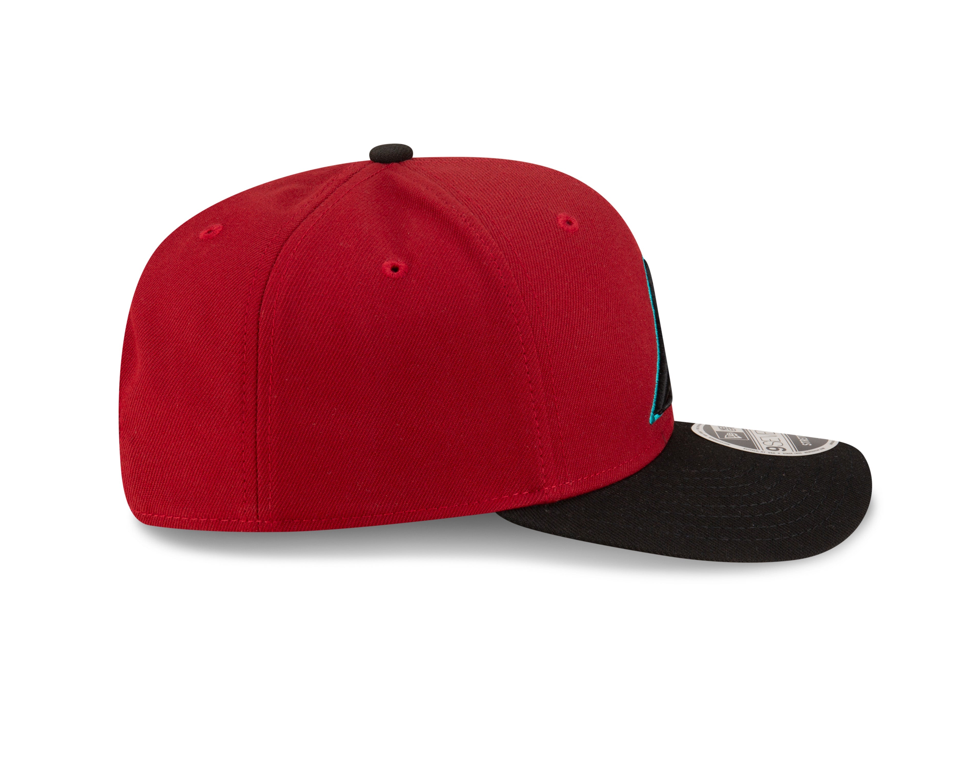 Arizona Diamondbacks Red New Era Player Replica 9SEVENTY Stretch Snap Adjustable Hat Official Team Hat Sports Fan Cap Official NFL Team Hat Football