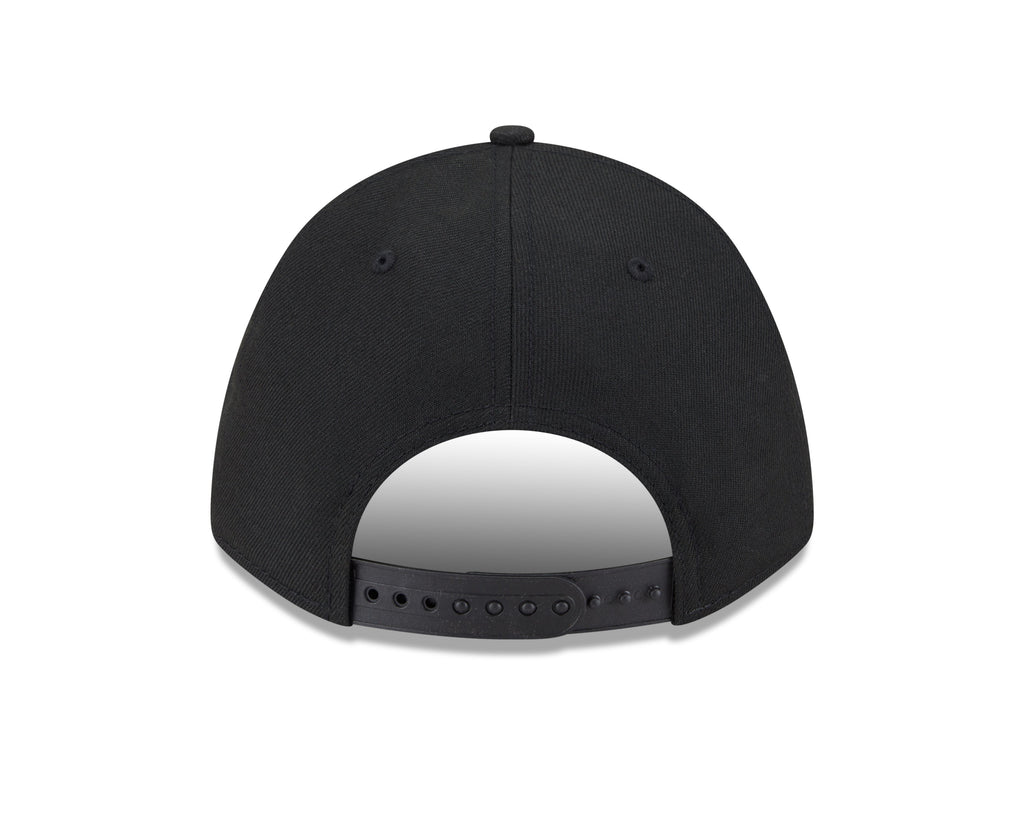Philadelphia Phillies Black and White New Era M-Crown 9FORTY Adjustable Hat Official Team Hat Sports Fan Cap Official NFL Team Hat Football Fan Cap