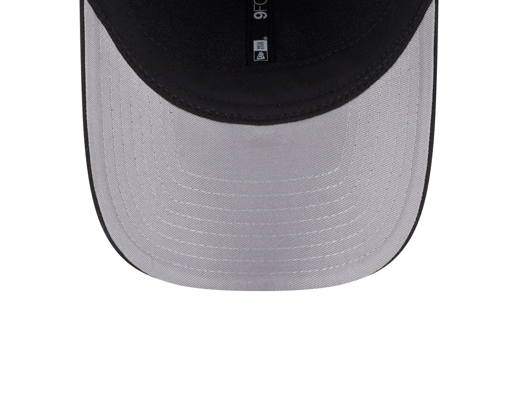 Philadelphia Phillies Black and White New Era M-Crown 9FORTY Adjustable Hat Official Team Hat Sports Fan Cap Official NFL Team Hat Football Fan Cap