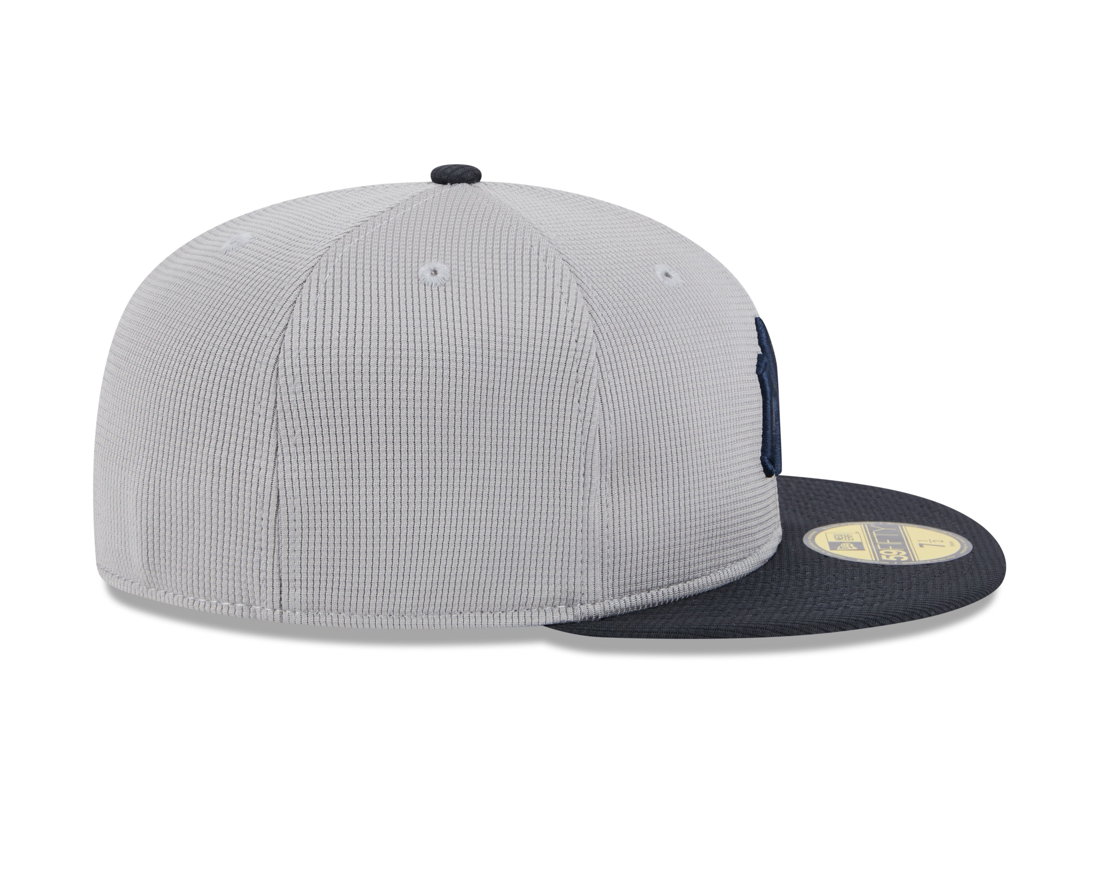 New York Yankees New Era Road Grey 2025 Spring Training 59FIFTY Fitted Hat Official Team Hat Sports Fan Cap Official NFL Team Hat Football Fan Cap