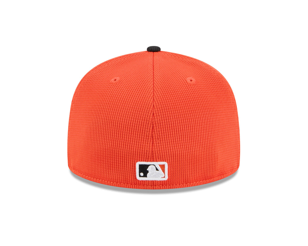 Baltimore Orioles New Era Orange 2025 Spring Training 59FIFTY Fitted Hat Official Team Hat Sports Fan Cap Official NFL Team Hat Football Fan Cap