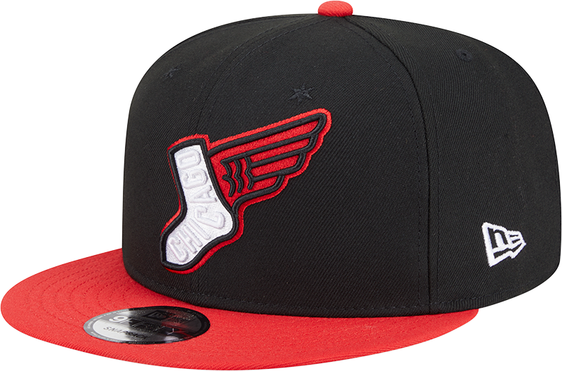 Chicago White Sox New Era 2025 City Connect Alternate 9FIFTY Snapback Hat - Red Black Official Team Hat Sports Fan Cap Official NFL Team Hat Football