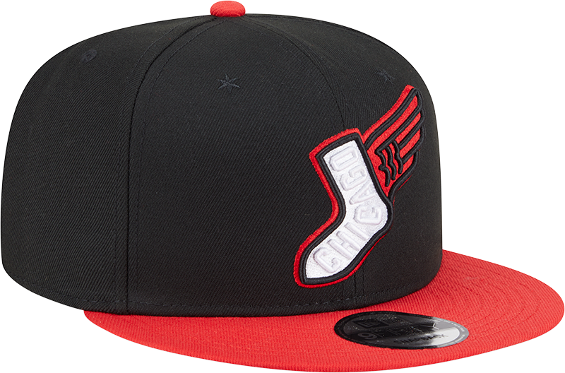 Chicago White Sox New Era 2025 City Connect Alternate 9FIFTY Snapback Hat - Red Black Official Team Hat Sports Fan Cap Official NFL Team Hat Football