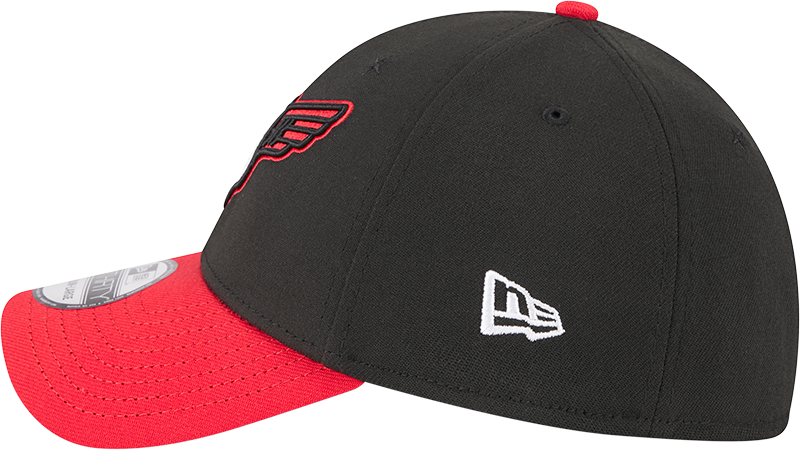 Chicago White Sox 2025 City Connect Alternate Black Red New Era 39THIRTY Flex Fit Hat Official Team Hat Sports Fan Cap Official NFL Team Hat Football
