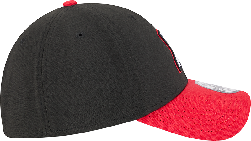 Chicago White Sox 2025 City Connect Alternate Black Red New Era 39THIRTY Flex Fit Hat Official Team Hat Sports Fan Cap Official NFL Team Hat Football