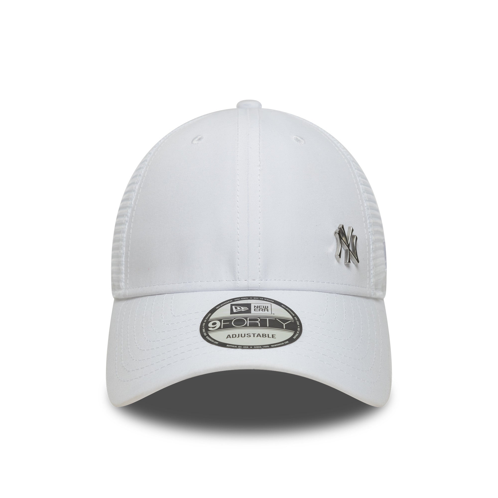 New York Yankees MLB Flawless 9forty Trucker Snapback White Official Team Hat Sports Fan Cap Official NFL Team Hat Football Fan Cap