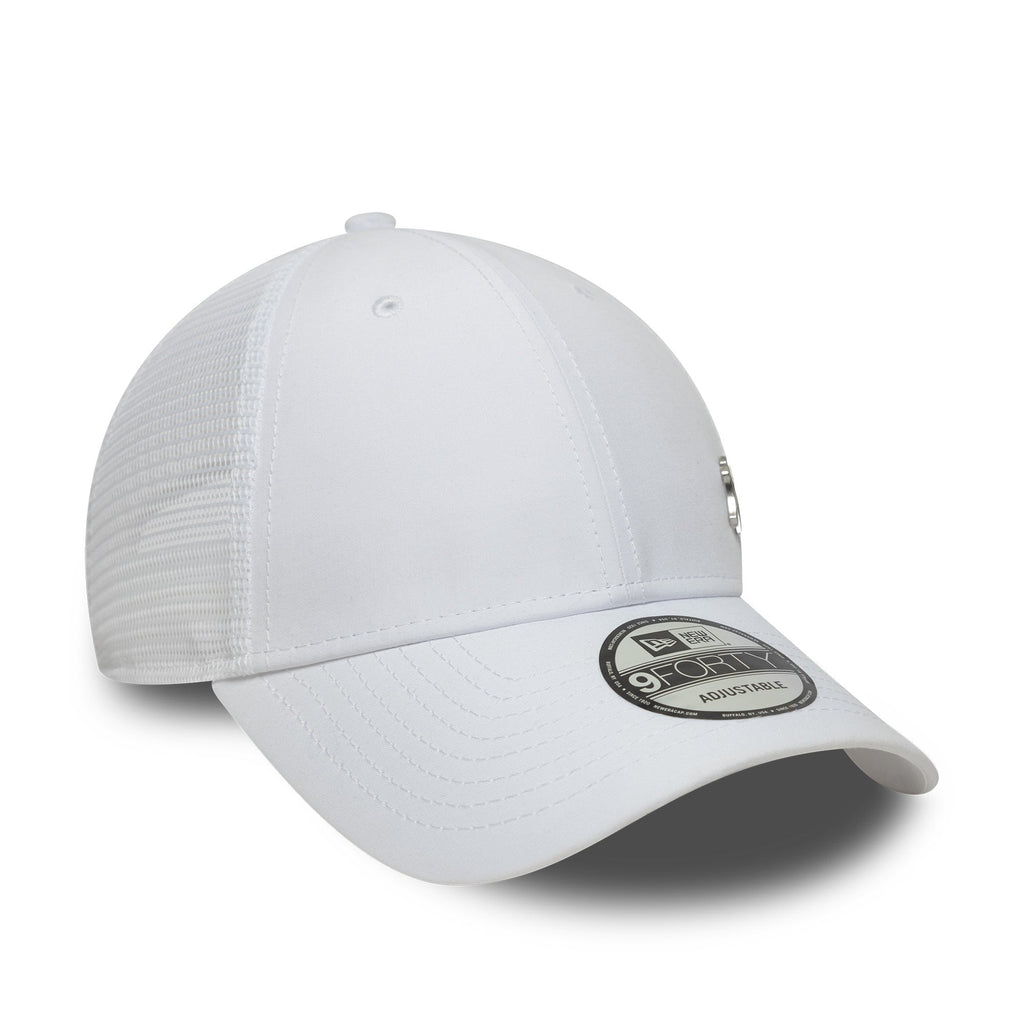 New York Yankees MLB Flawless 9forty Trucker Snapback White Official Team Hat Sports Fan Cap Official NFL Team Hat Football Fan Cap