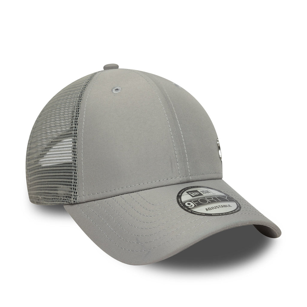 New York Yankees MLB Flawless 9Forty Trucker Grey Official Team Hat Sports Fan Cap Official NFL Team Hat Football Fan Cap