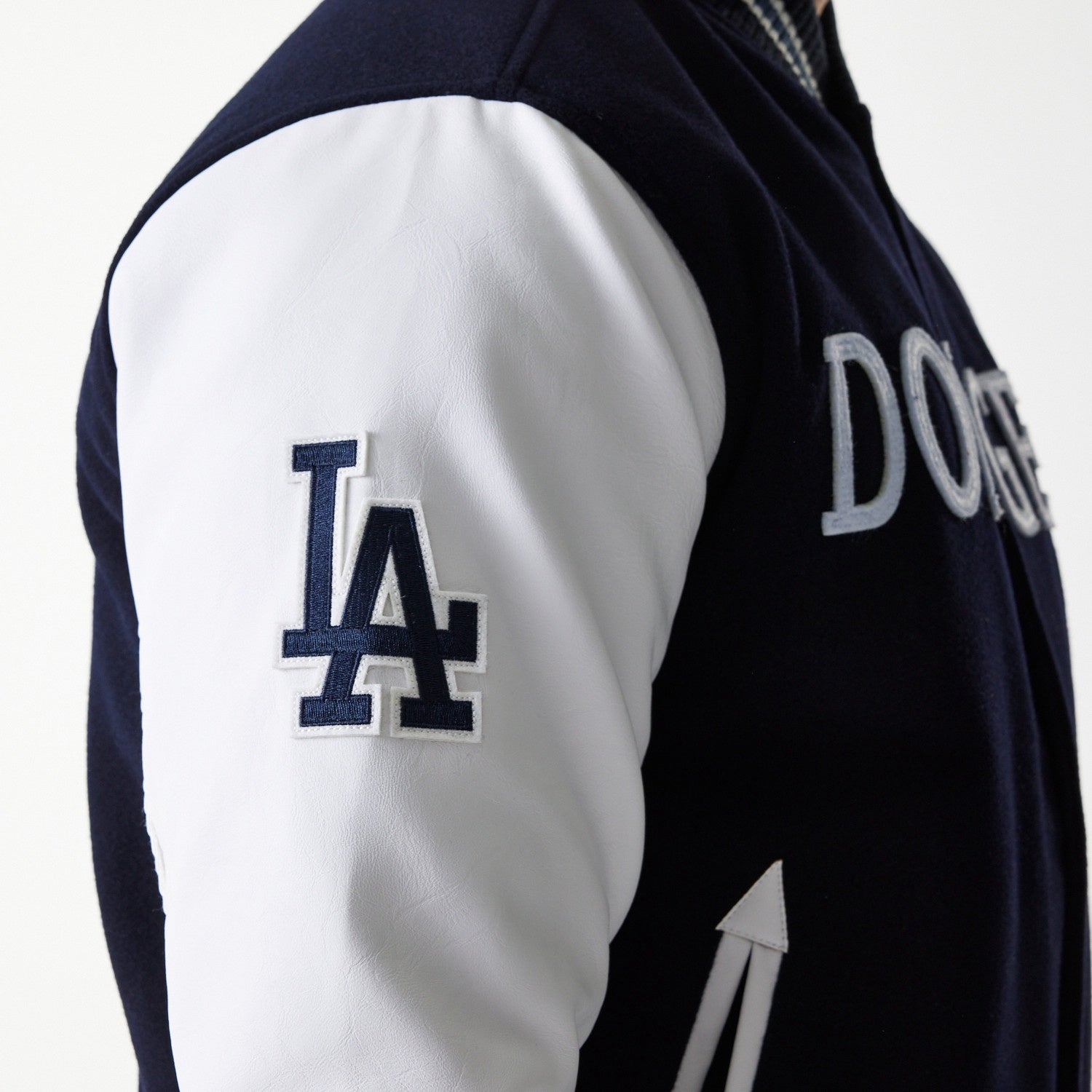 Los Angeles Dodgers MLB Wordmark Varsity Jacket New Era Official Sports Fan Gear Official NFL Fan Gear Popular Style