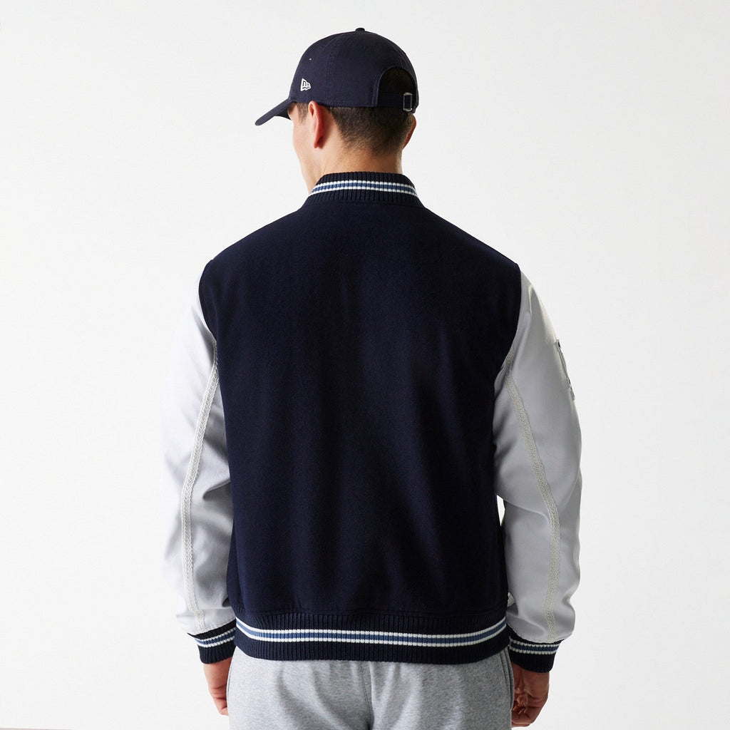 Los Angeles Dodgers MLB Wordmark Varsity Jacket New Era Official Sports Fan Gear Official NFL Fan Gear Popular Style