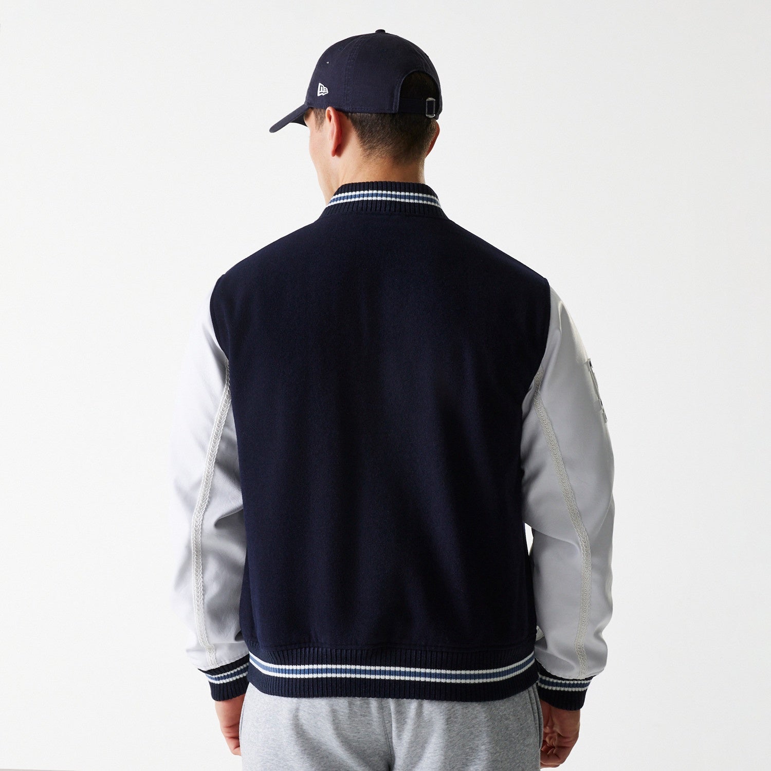 Los Angeles Dodgers MLB Wordmark Varsity Jacket New Era Official Sports Fan Gear Official NFL Fan Gear Popular Style